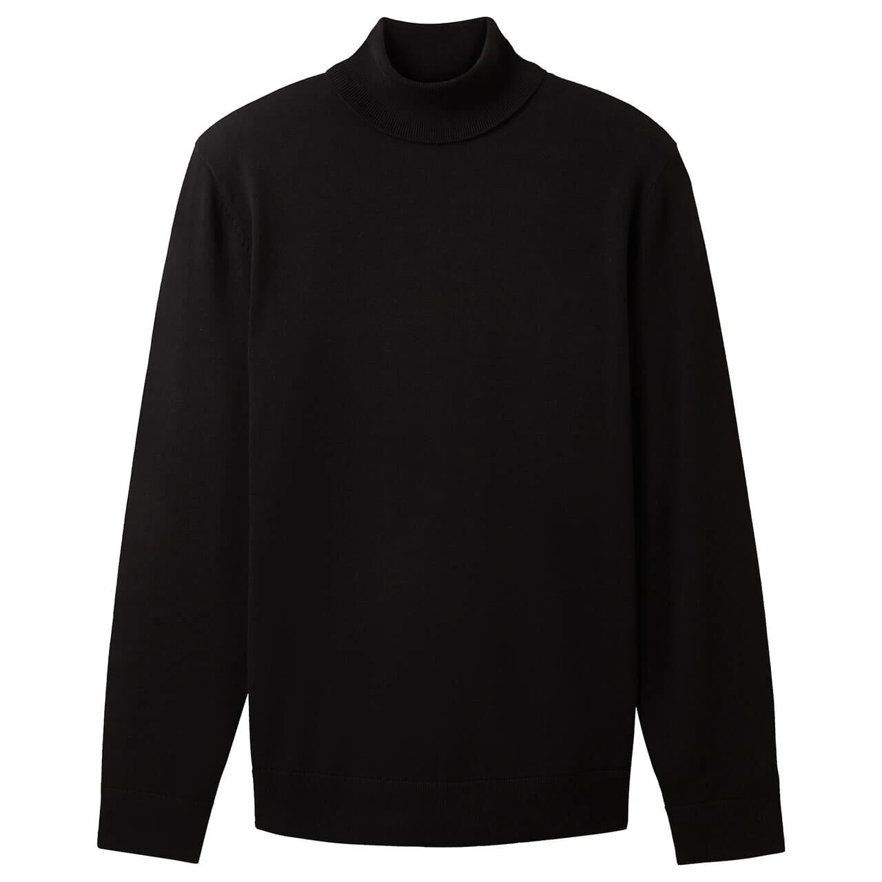 Tom Tailor Herren Rollkragen Pullover Turtleneck Knit Black 1 Tom Tailor Herren Rollkragen Pullover Turtleneck Knit Black