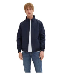 Tom Tailor Herren Jacke Casual Blouson Sky Captain Dark Blue 9 Tom Tailor Herren Jacke Casual Blouson Sky Captain Dark Blue -Modezauber Günstiges Geschäft tom tailor casual blouson blau 10668 ansicht vorne