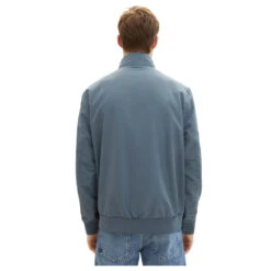 Tom Tailor Herren Jacke Casual Blouson Dusty Dark Teal -Modezauber Günstiges Geschäft tom tailor casual blouson jacke blau 32506 model hinten