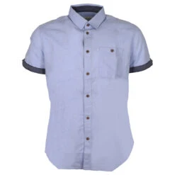 Tom Tailor 1/2 Arm Hemd Light Blue Structured