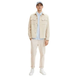 Tom Tailor Herren Hemd Light Blue White Structure -Modezauber Günstiges Geschäft tom tailor hemd blau 30159 ansicht model frontal