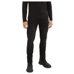 Tom Tailor Josh Jeans Used Black Denim -Modezauber Günstiges Geschäft tom tailor jeans josh schwarz 10250 ansicht detail vorne