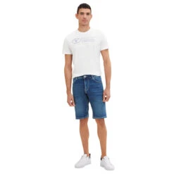 Tom Tailor Josh Jeans Bermuda Tinted Blue Denim 12 Tom Tailor Josh Jeans Bermuda Tinted Blue Denim -Modezauber Günstiges Geschäft tom tailor jeans josh shorts blau 10127 ansicht front