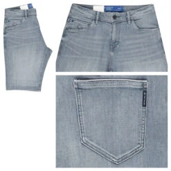 Modezauber Günstiges Geschäft 38 Tom Tailor Josh Jeans Bermuda Blue Grey Denim
