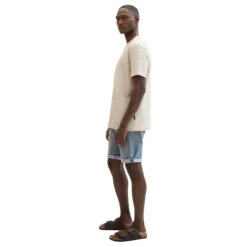 Tom Tailor Josh Jeans Bermuda Blue Grey Denim -Modezauber Günstiges Geschäft tom tailor jeans josh shorts blau 10160 model seite