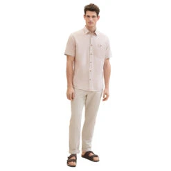 Tom Tailor Chino Leinenhose Caramel Beige Chambray 13 Tom Tailor Chino Leinenhose Caramel Beige Chambray -Modezauber Günstiges Geschäft tom tailor jeans regular cotton linen chino beige 31235 model