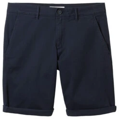 Tom Tailor Chino Baumwoll Bermuda Sky Captain Blue -Modezauber Günstiges Geschäft tom tailor jeans slim chino shorts blau 10668 ansicht vorne