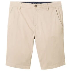 Tom Tailor Chino Baumwoll Bermuda Beige Structure Print 11 Tom Tailor Chino Baumwoll Bermuda Beige Structure Print -Modezauber Günstiges Geschäft tom tailor jeans slim printed chino shorts beige 34671 ansicht vorne