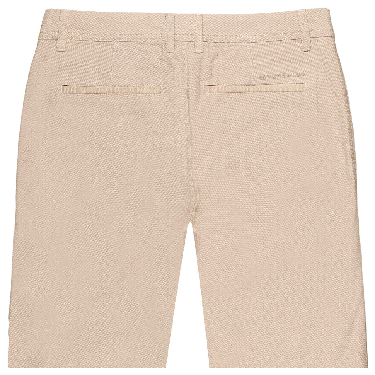 Tom Tailor Chino Baumwoll Bermuda Beige Structure Print 2 Tom Tailor Chino Baumwoll Bermuda Beige Structure Print – Bild 2