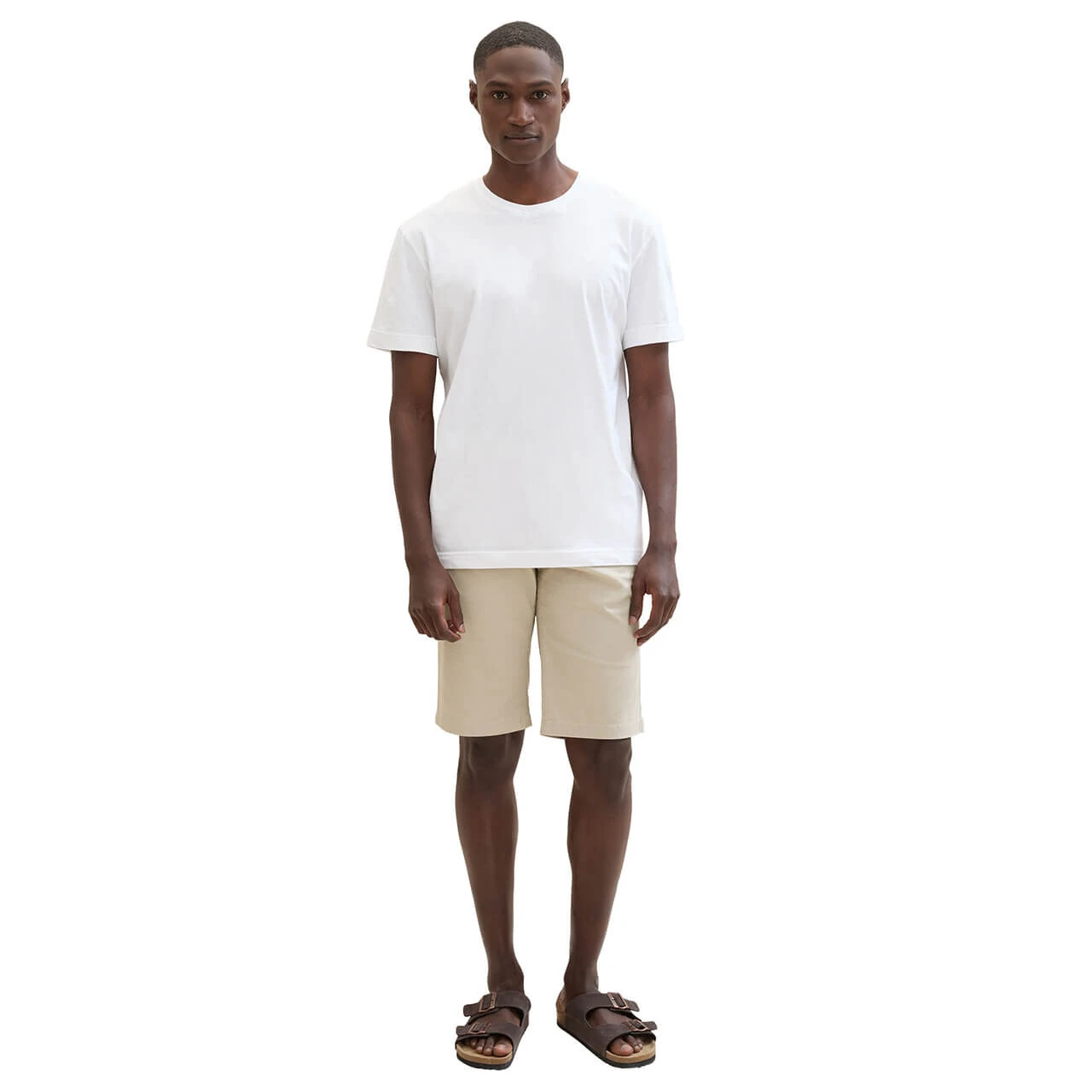 Tom Tailor Chino Baumwoll Bermuda Beige Structure Print 4 Tom Tailor Chino Baumwoll Bermuda Beige Structure Print – Bild 4