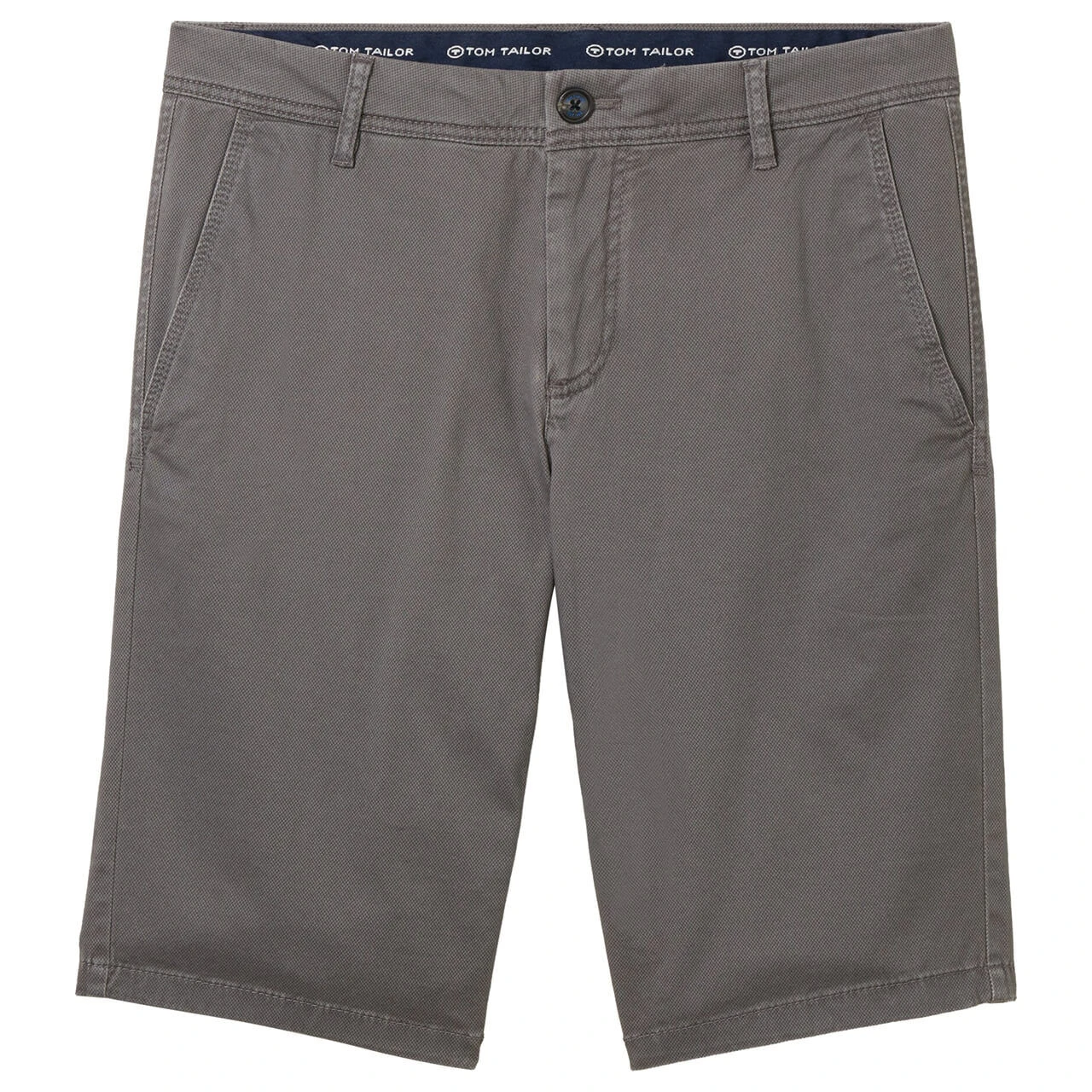 Tom Tailor Chino Baumwoll Bermuda Grey Structure Print 3 Tom Tailor Chino Baumwoll Bermuda Grey Structure Print – Bild 3