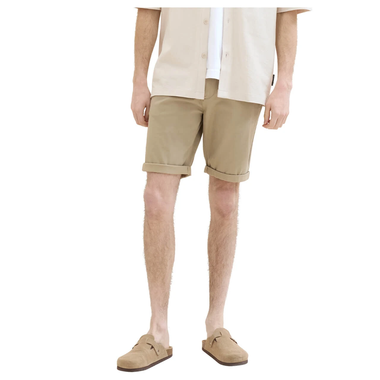 Tom Tailor Chino Baumwoll Bermuda Chinchilla Brown 4 Tom Tailor Chino Baumwoll Bermuda Chinchilla Brown – Bild 4