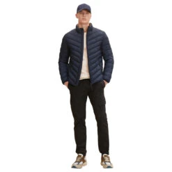 Tom Tailor Herren Jacke Dark Blue Marine 8 Tom Tailor Herren Jacke Dark Blue Marine -Modezauber Günstiges Geschäft tom tailor lightweight jacket blau 10668 front