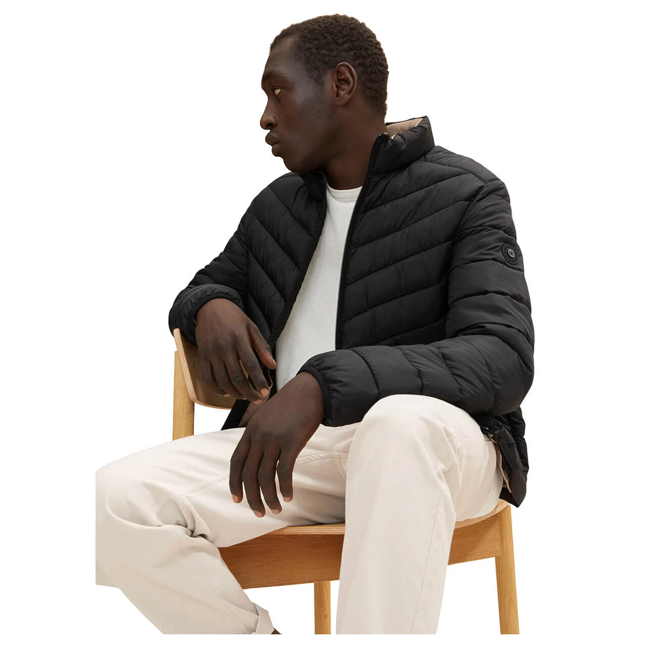 Tom Tailor Herren Jacke Deep Black Grey 6 Tom Tailor Herren Jacke Deep Black Grey – Bild 6