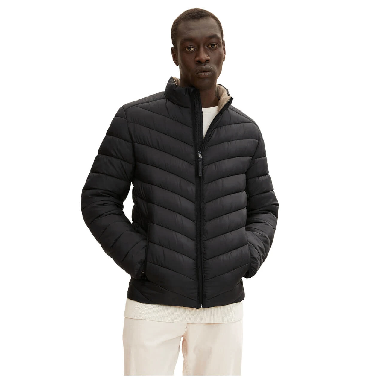 Tom Tailor Herren Jacke Deep Black Grey 2 Tom Tailor Herren Jacke Deep Black Grey – Bild 2