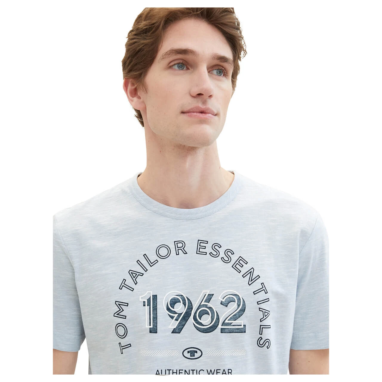 Tom Tailor Herren T-Shirt Foggy Blue Fine Stripes 6 Tom Tailor Herren T-Shirt Foggy Blue Fine Stripes – Bild 6