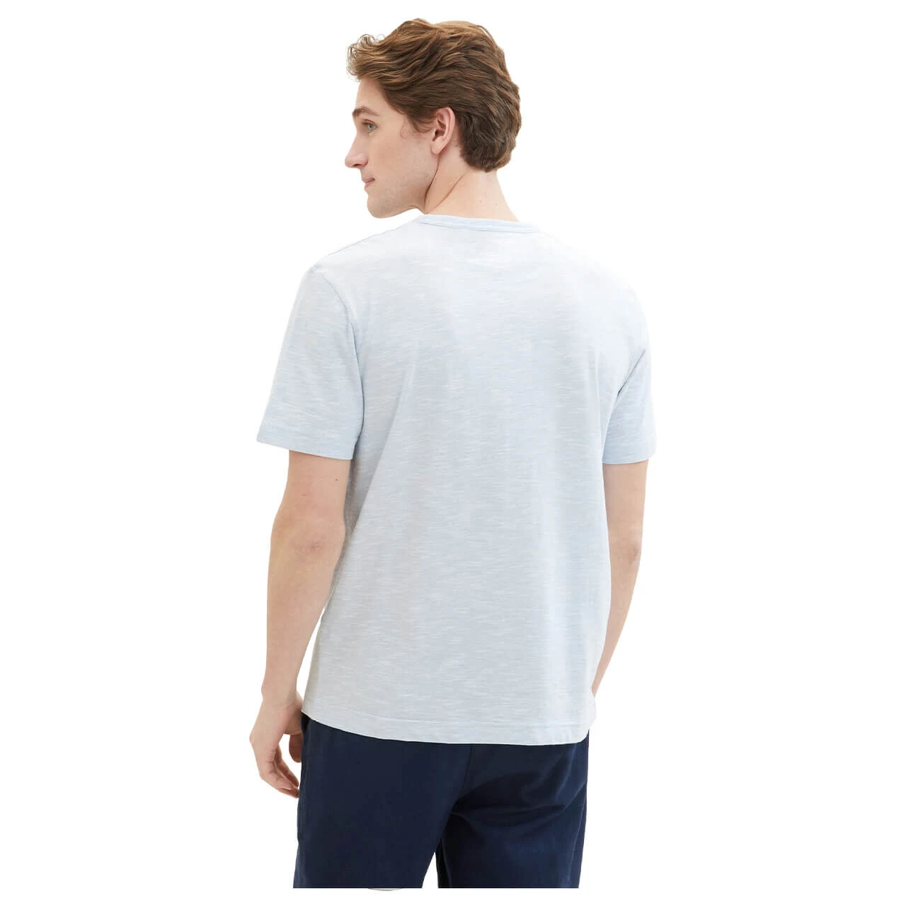 Tom Tailor Herren T-Shirt Foggy Blue Fine Stripes 4 Tom Tailor Herren T-Shirt Foggy Blue Fine Stripes – Bild 4