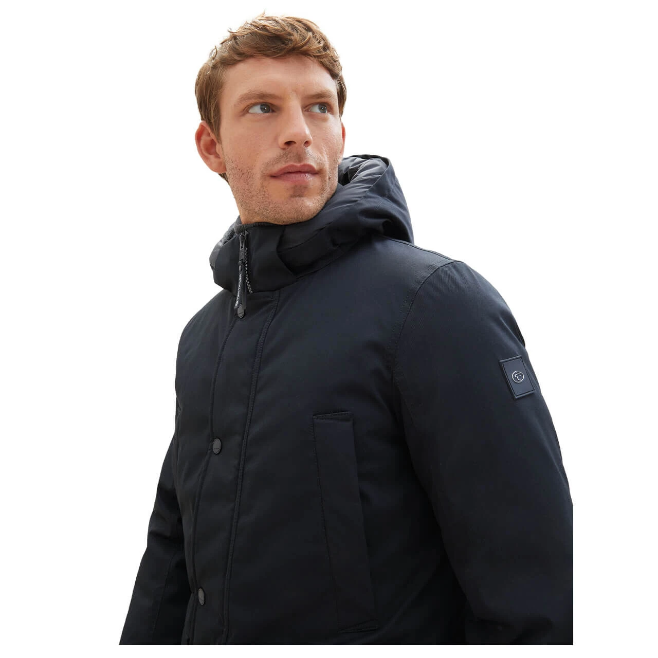 Tom Tailor Herren Jacke Arctic Parka Black Grey 6 Tom Tailor Herren Jacke Arctic Parka Black Grey – Bild 6