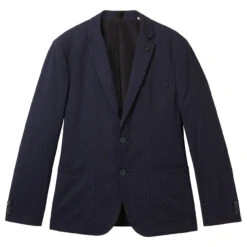 Tom Tailor Herren Sakko Navy Blue Houndstooth