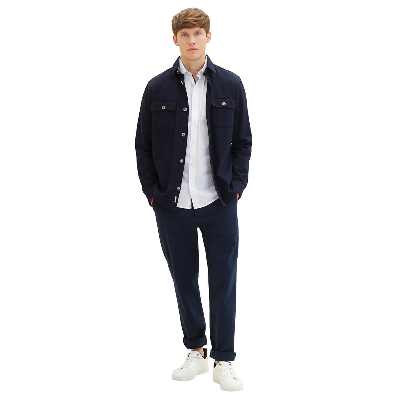 Tom Tailor Herren Hemd White 5 Tom Tailor Herren Hemd White – Bild 5