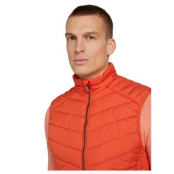 Tom Tailor Herren Weste Smart Rust Red Grey 11 Tom Tailor Herren Weste Smart Rust Red Grey -Modezauber Günstiges Geschäft tom tailor weste lightweight orange 28718 detail kragen