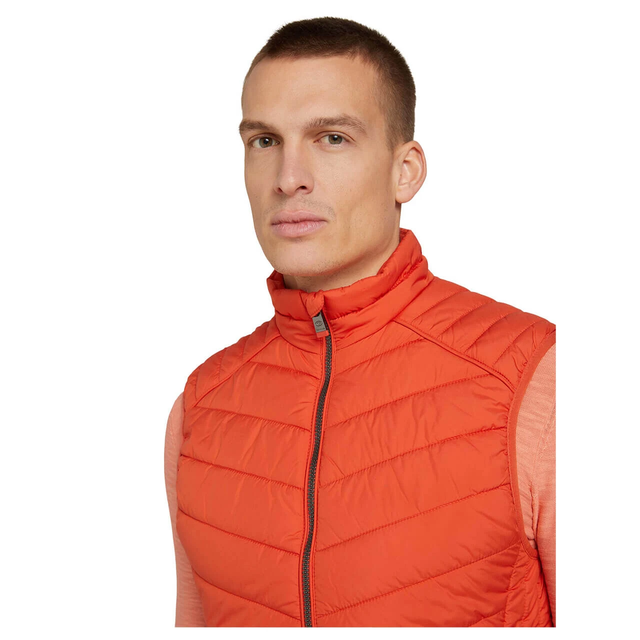 Tom Tailor Herren Weste Smart Rust Red Grey 6 Tom Tailor Herren Weste Smart Rust Red Grey – Bild 6