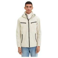 Tom Tailor Herren Jacke Beige Alfalfa 9 Tom Tailor Herren Jacke Beige Alfalfa -Modezauber Günstiges Geschäft tom taylor hooded outdoor jacket weiss 26199 ansicht vorne