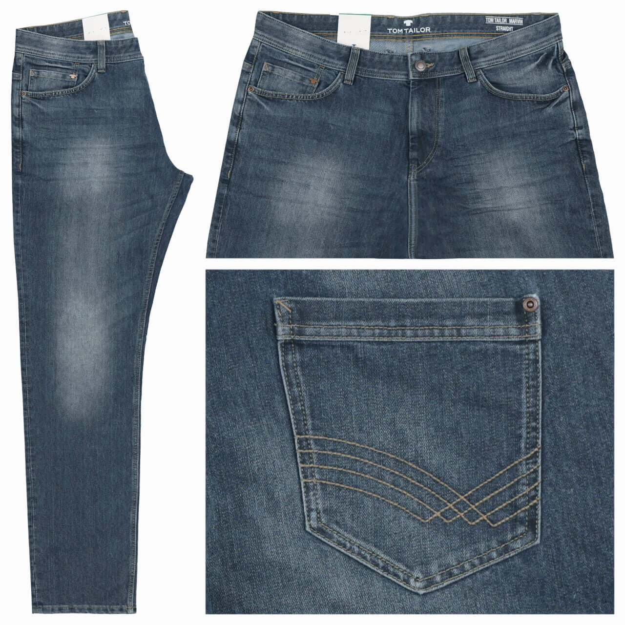 Tom Tailor Marvin Jeans Middle Dark Blue Used 1 Tom Tailor Marvin Jeans Middle Dark Blue Used