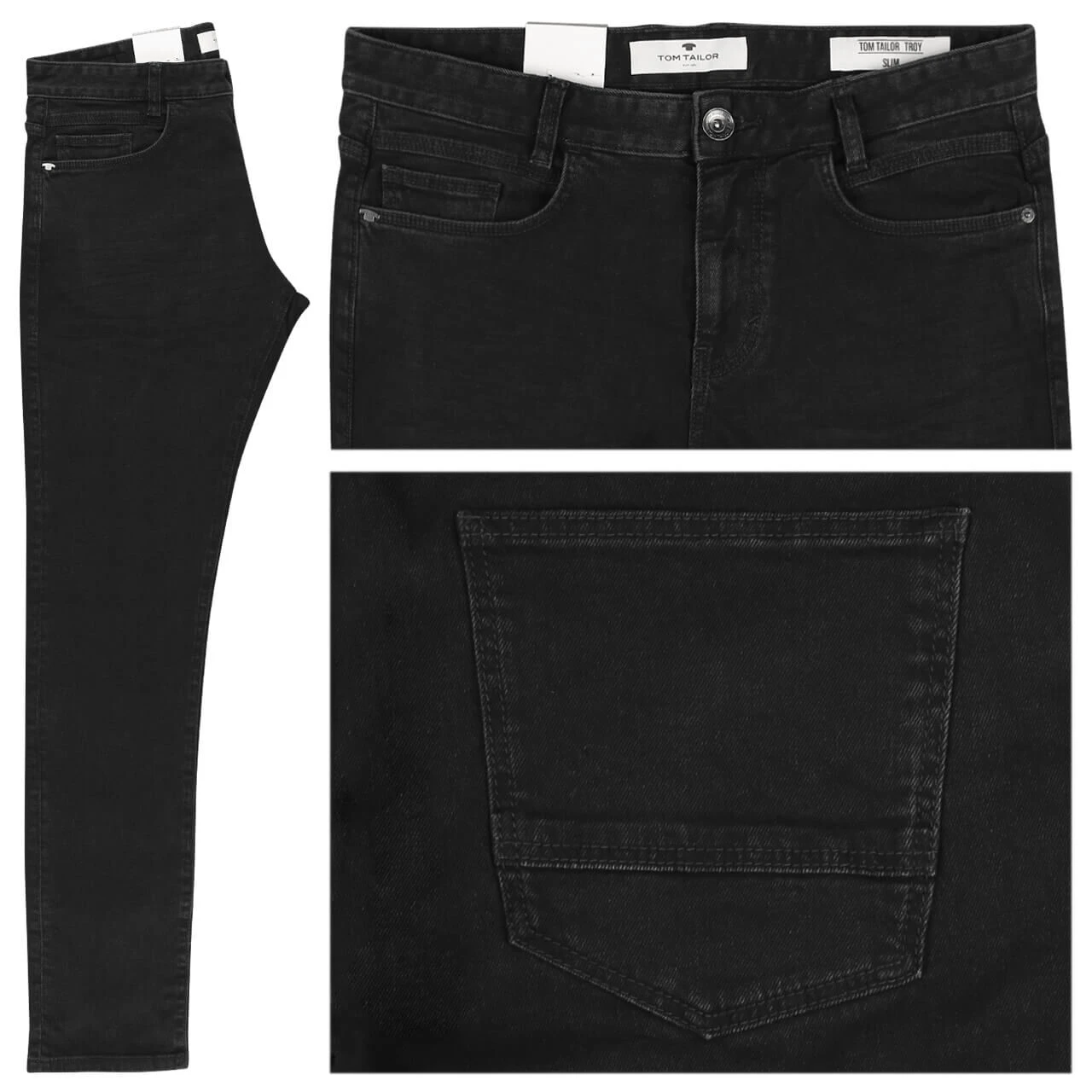 Tom Tailor Troy Jeans Black Denim 1 Tom Tailor Troy Jeans Black Denim