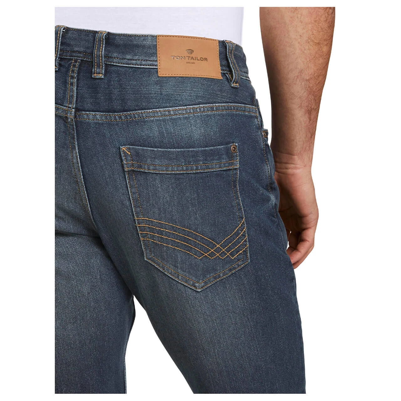 Tom Tailor Marvin Jeans Middle Dark Blue Used 8 Tom Tailor Marvin Jeans Middle Dark Blue Used – Bild 8