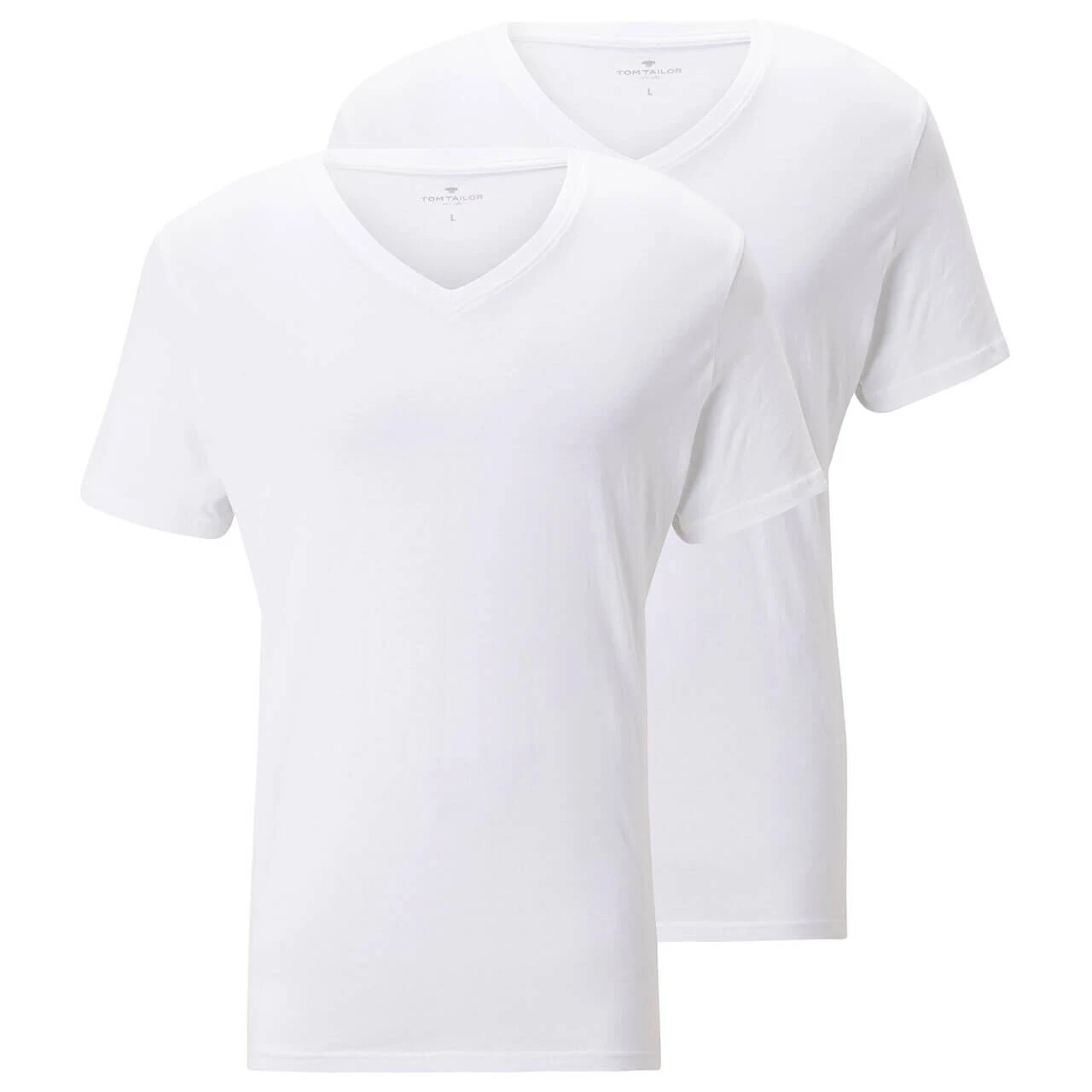 Tom Tailor Herren T-Shirts Clear White 1 Tom Tailor Herren T-Shirts Clear White