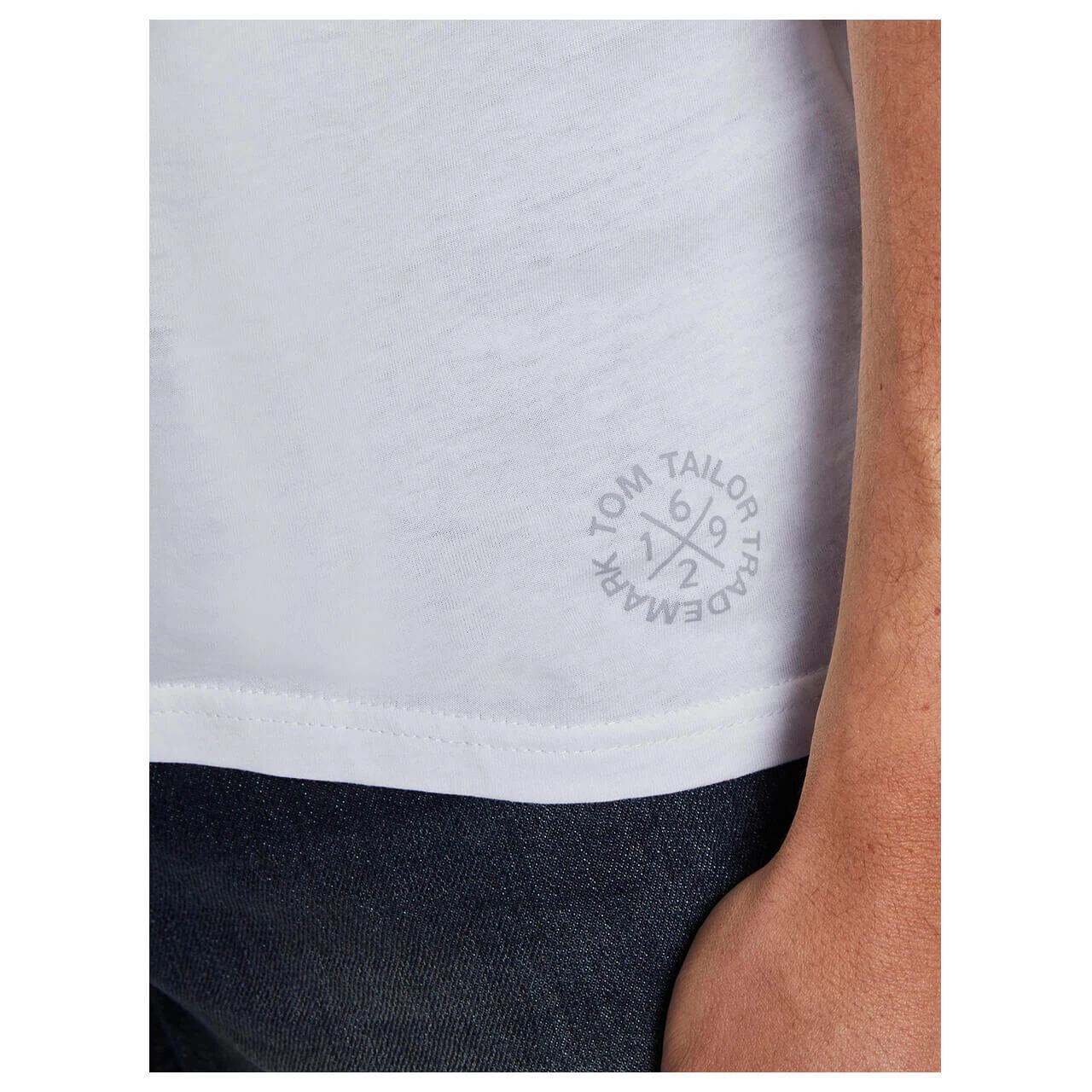 Tom Tailor Herren T-Shirts Clear White 8 Tom Tailor Herren T-Shirts Clear White – Bild 8