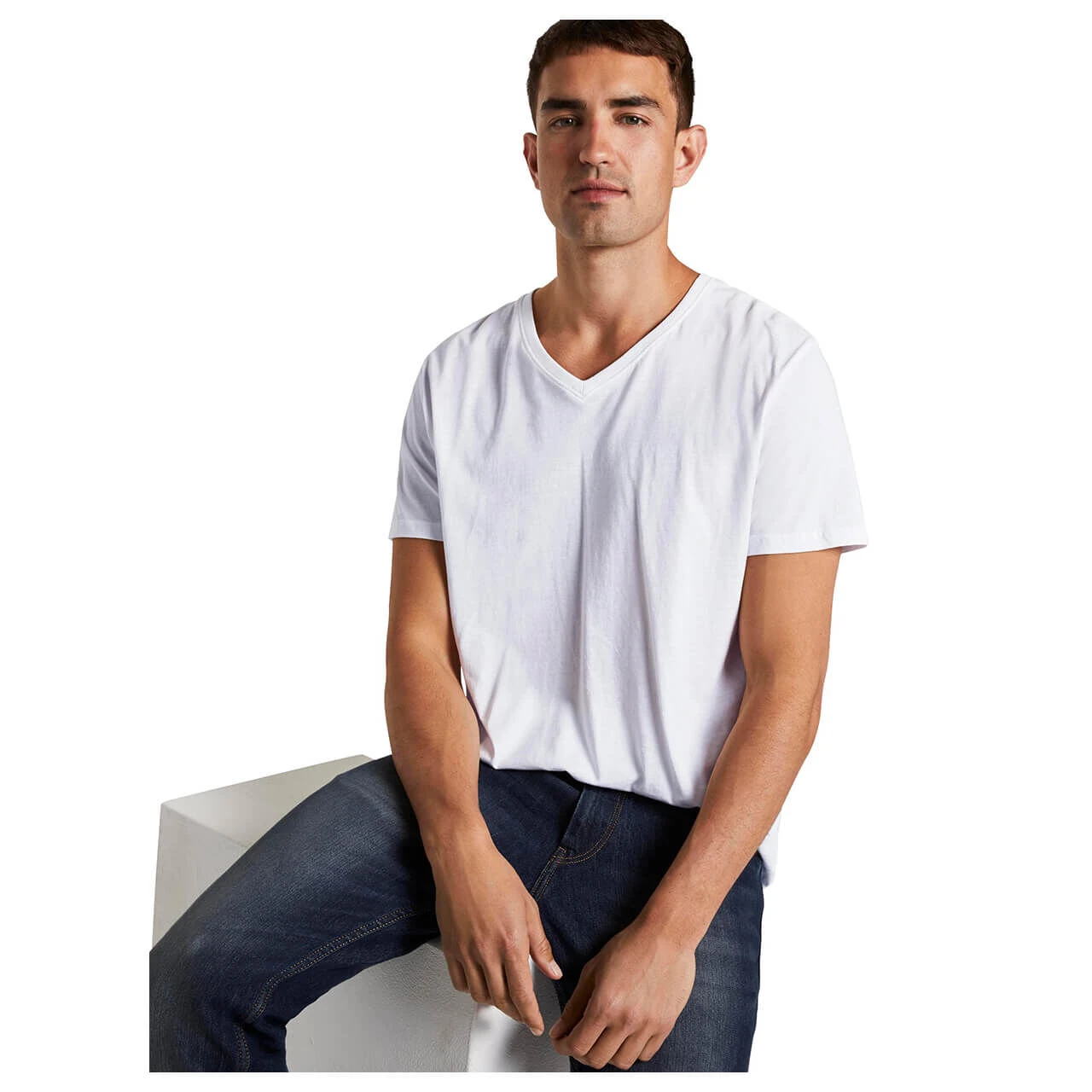 Tom Tailor Herren T-Shirts Clear White 5 Tom Tailor Herren T-Shirts Clear White – Bild 5