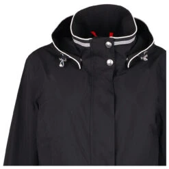 Wellensteyn Modena Damen Jacke Black Black/cocos -Modezauber Günstiges Geschäft wellensteyn damen jacke modena mona 994 black black cocos detail vorne