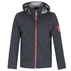 Wellensteyn Florida Men Herren Jacke Dark Grey Melange/red