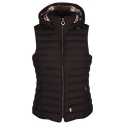 Bestseller 11 Wellensteyn Italy Vest Hood Damen Weste Soft Black