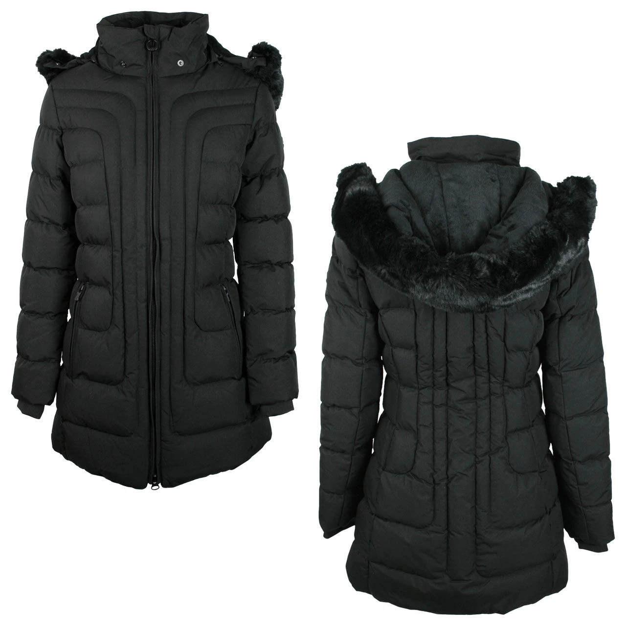 Wellensteyn Belvedere/Belvitesse Long Damen Jacke Black 3 Wellensteyn Belvedere/Belvitesse Long Damen Jacke Black – Bild 3