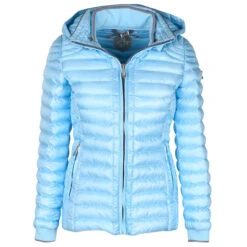 Wellensteyn Helium Short With Hood Damen Jacke Iceblue
