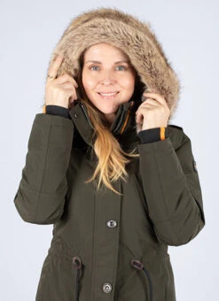 Wellensteyn Wolkenlos Damen Jacke Darkarmy -Modezauber Günstiges Geschäft wellensteyn wolkenlos damen jacke darkarmy